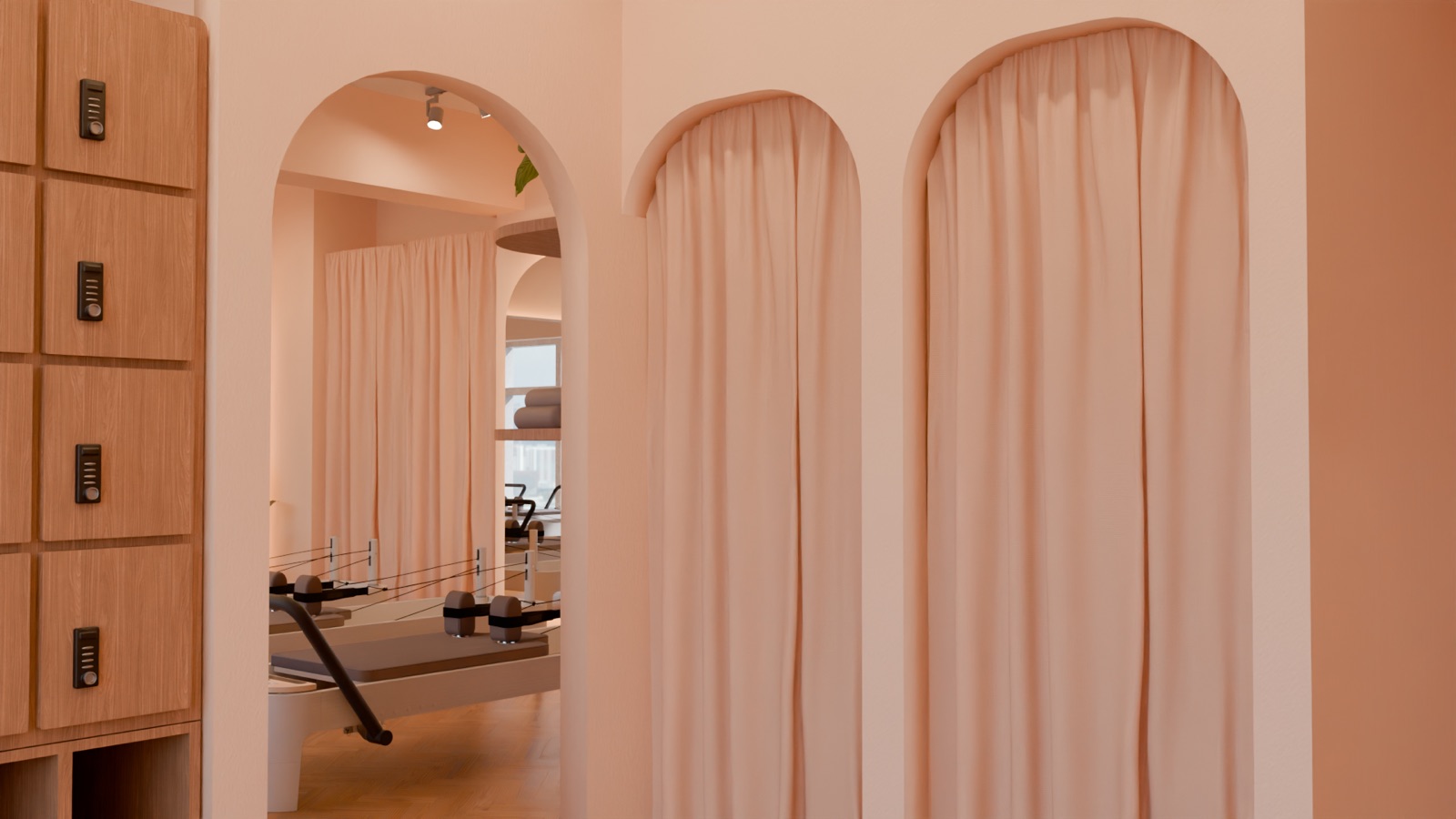 The changing rooms