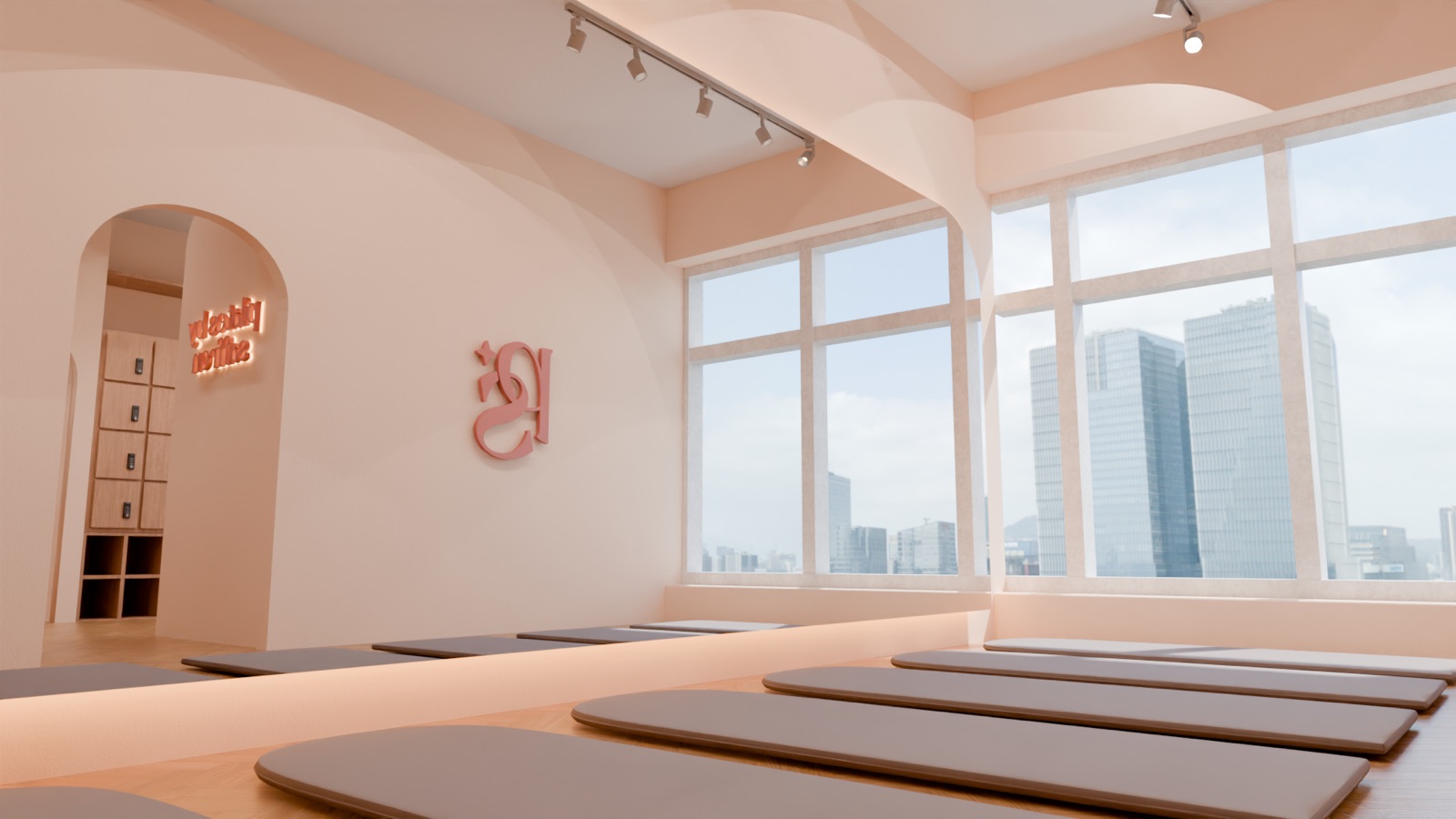 Inside the Red Light Studio at Pilates by Saffron